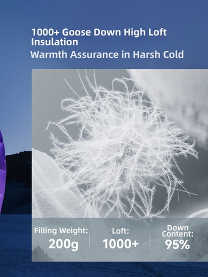 KAILAS 5000GT Down Jacket | 1000-Fill Goose Down, Lightweight & Water-Resistant