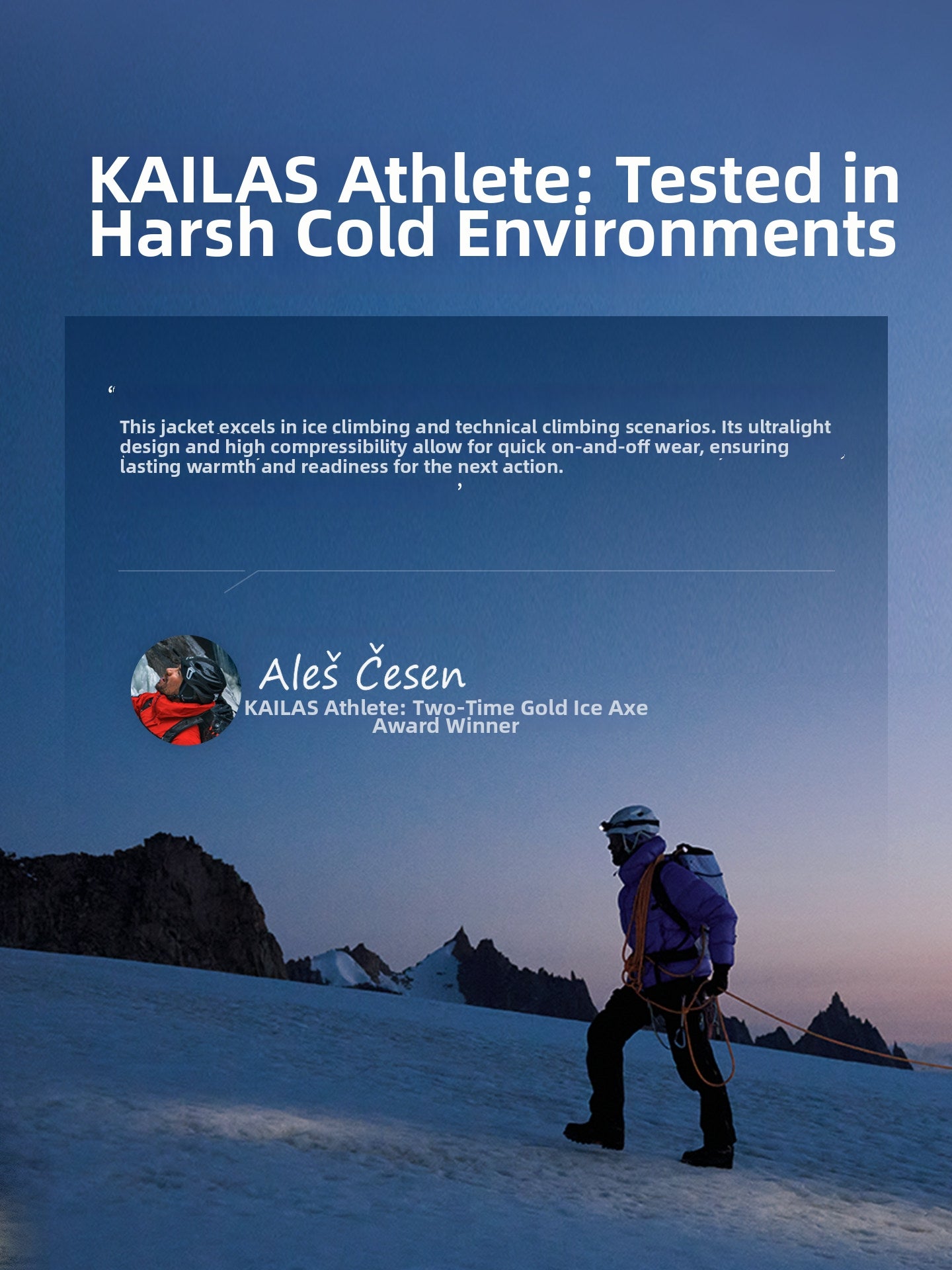 KAILAS 5000GT Down Jacket | 1000-Fill Goose Down, Lightweight & Water-Resistant