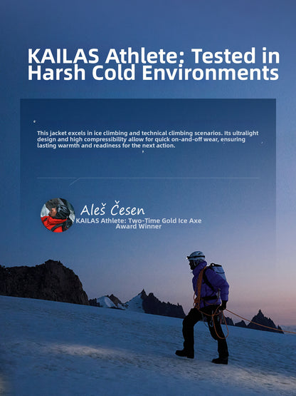 KAILAS 5000GT Down Jacket | 1000-Fill Goose Down, Lightweight & Water-Resistant