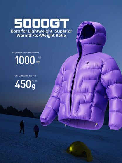 KAILAS 5000GT Down Jacket | 1000-Fill Goose Down, Lightweight & Water-Resistant